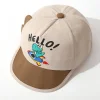 New cartoon super cute baby baseball caps, sun protection for boys and girls, thin sunshade children's baseball caps, trendy dinosaurs Item Picture